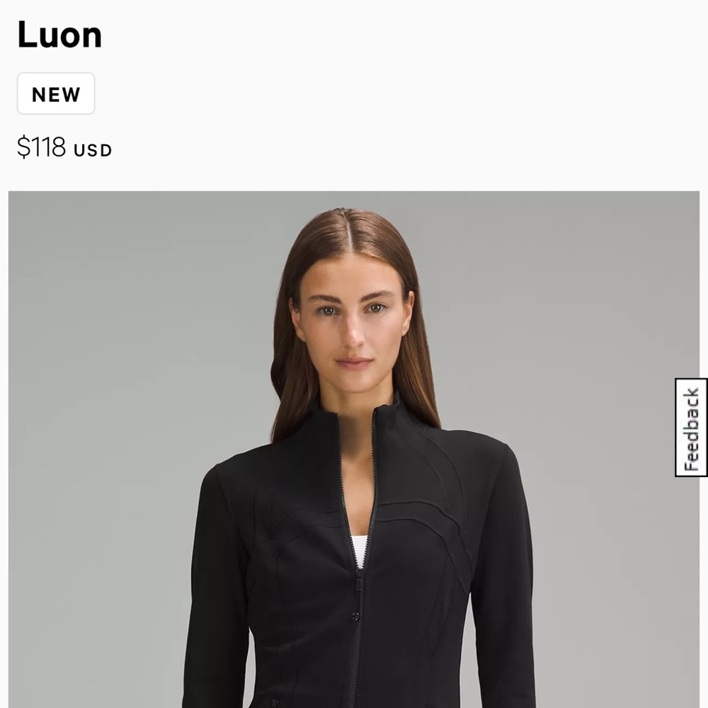 Lululemon Define Black Jacket